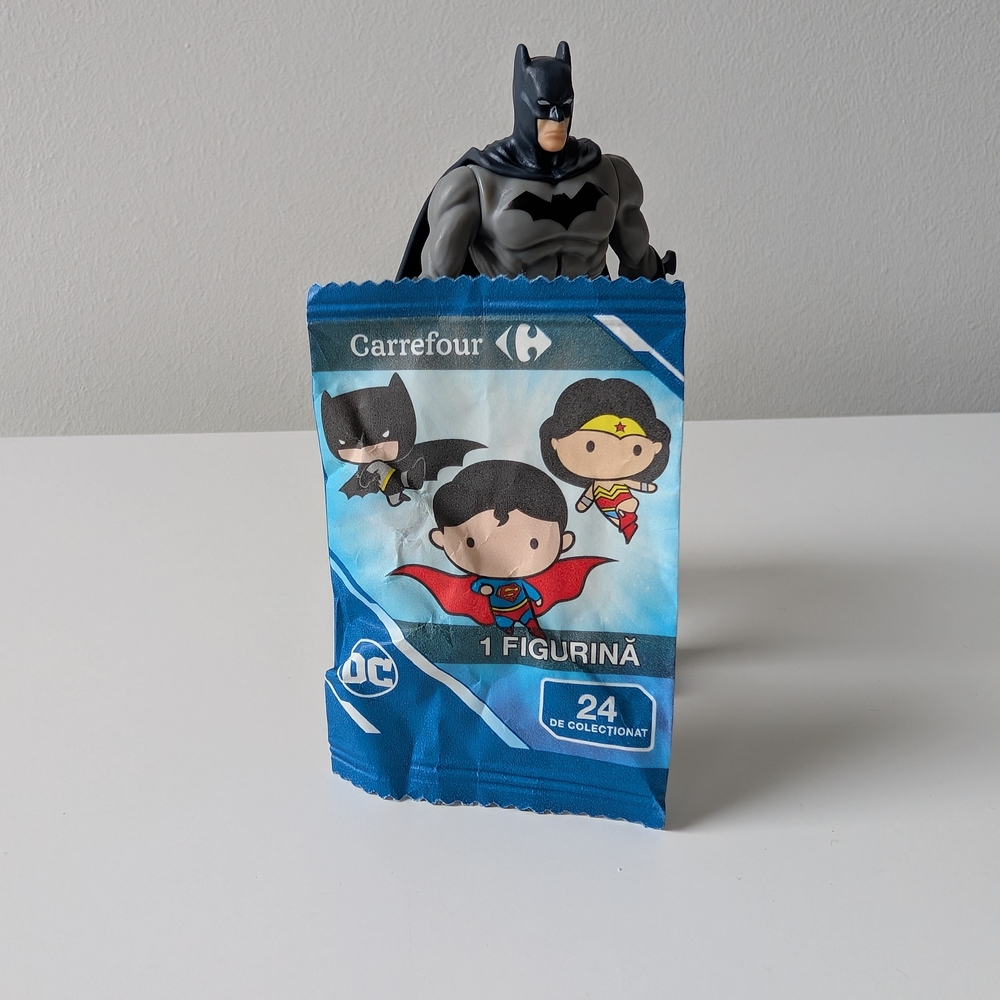 1 Unknown BlindBox Mini DC Figurines In Unopened Package, Gift From Carefour